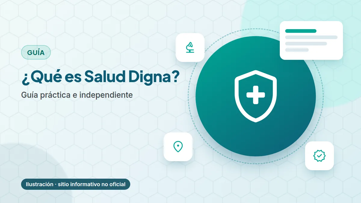 ¿Qué es Salud Digna y cómo funciona? — ilustración, sitio informativo no oficial