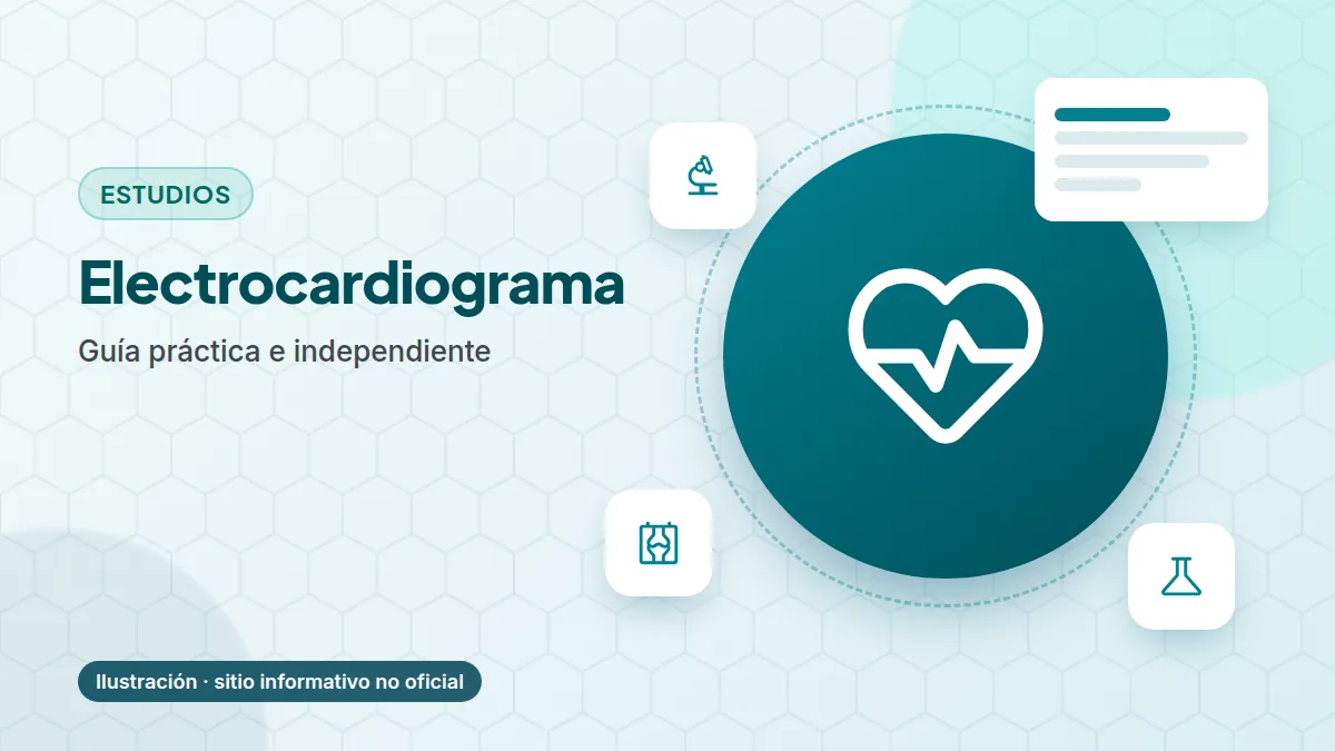 Electrocardiograma en Salud Digna — ilustración, sitio informativo no oficial