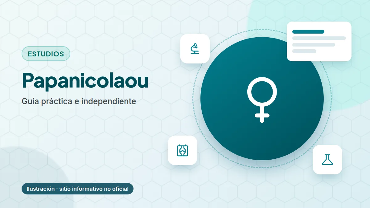 Papanicolaou en Salud Digna — ilustración, sitio informativo no oficial